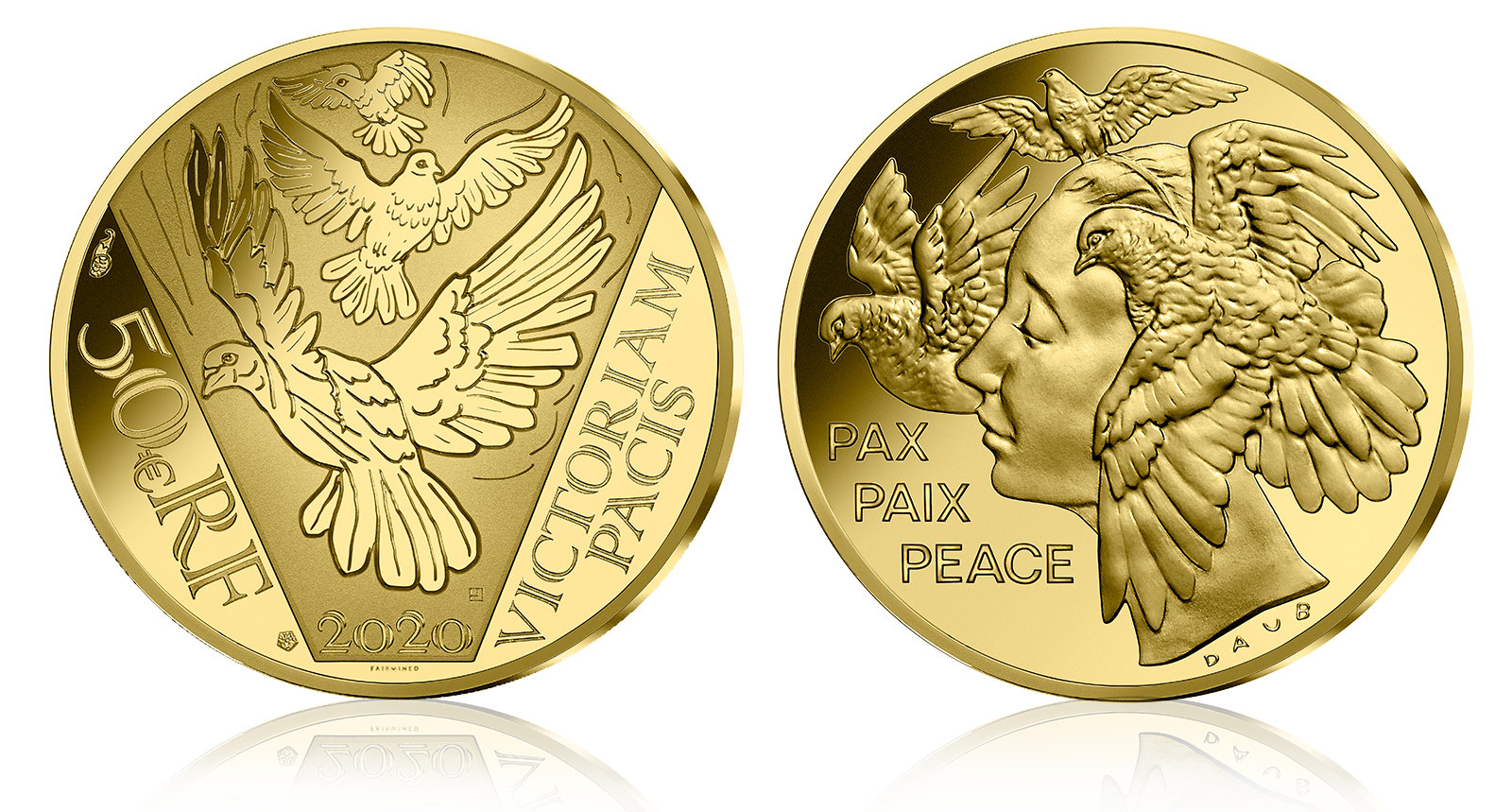 Mynten vi ventet lenge på: Fairmined mynt for 'Den Lange Freden'